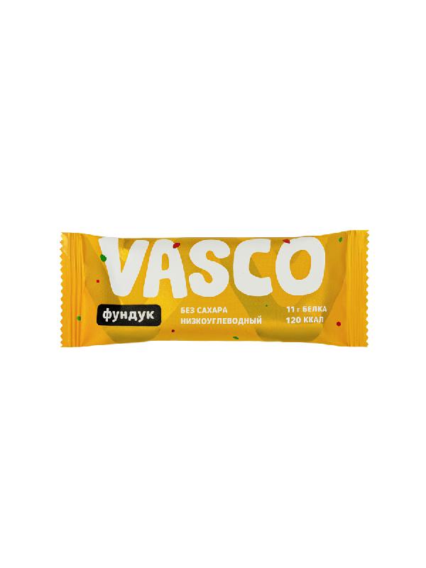 Купить Батончик VASCO с содержанием протеина «Фундук», 40 гр. на сайте Лактомин