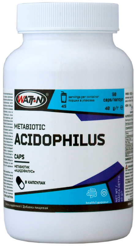Купить Метабиотик "Ацидофилус" / Metabiotic "Acidophilus". 90 капсул на сайте Лактомин