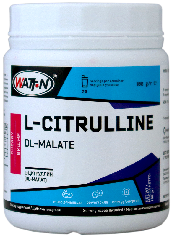 Купить L-Citrulline / L- Цитруллин DL- Малат, в банке на сайте Лактомин