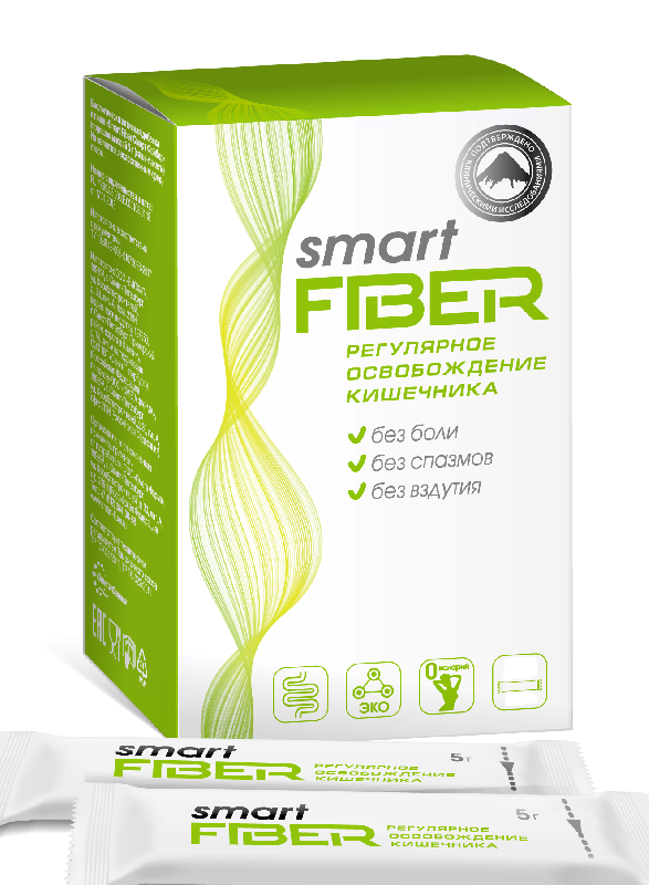 Купить «Smart Fiber / Смарт Файбер» пищевые волокна, в порционных саше-пакетах на сайте Лактомин