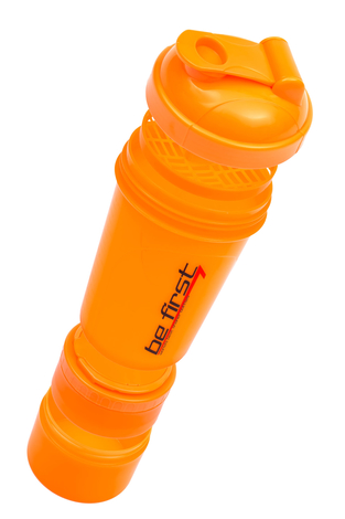 Купить Шейкер BeFirst на 500 мл 3 в 1, оранжевый , артикул TS1352 на сайте Лактомин
