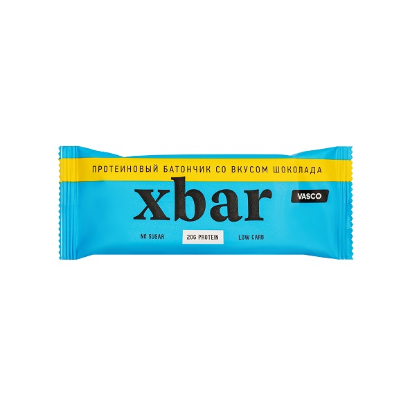 Купить Батончик Xbar с высоким содержанием протеина «Шоколад», 60гр. на сайте Лактомин
