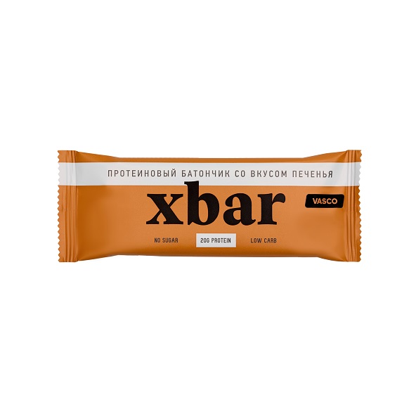 Купить Батончик Xbar с высоким содержанием протеина «Печенье», 60гр. на сайте Лактомин